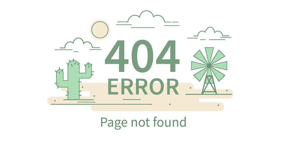 404 Error Page not found.