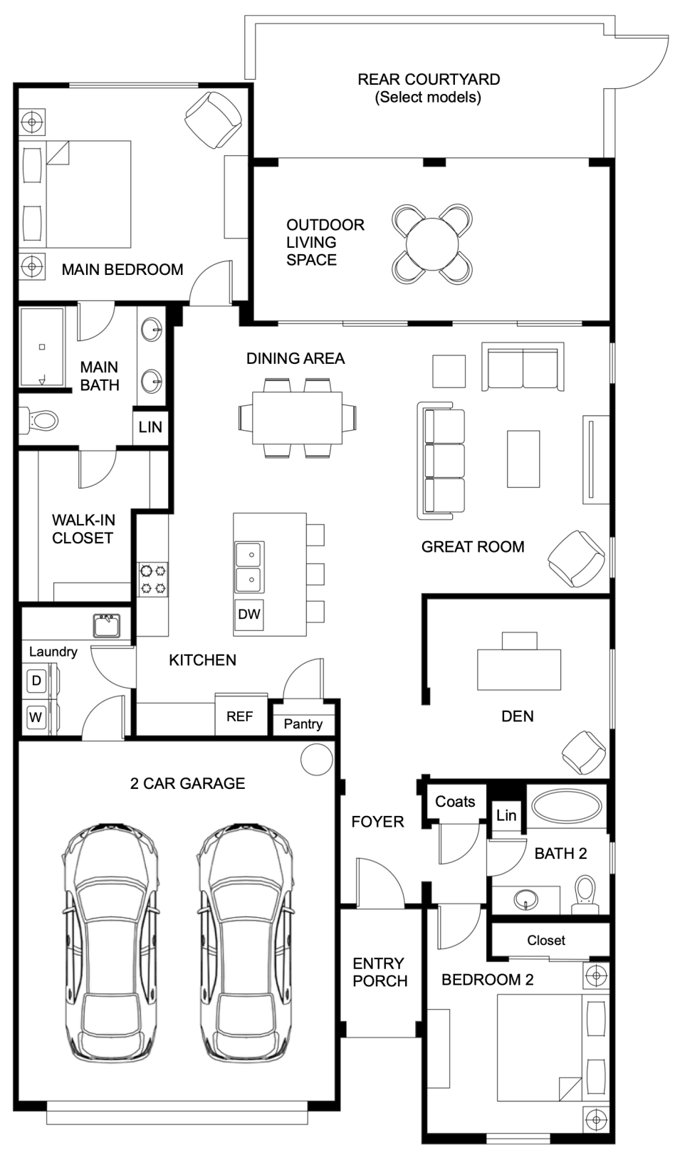 Ocotillo Villa floor plan at Quail Creek