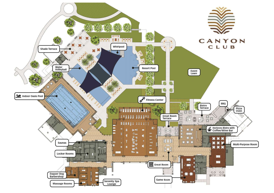The Quail Creek Canyon Club floor plan
