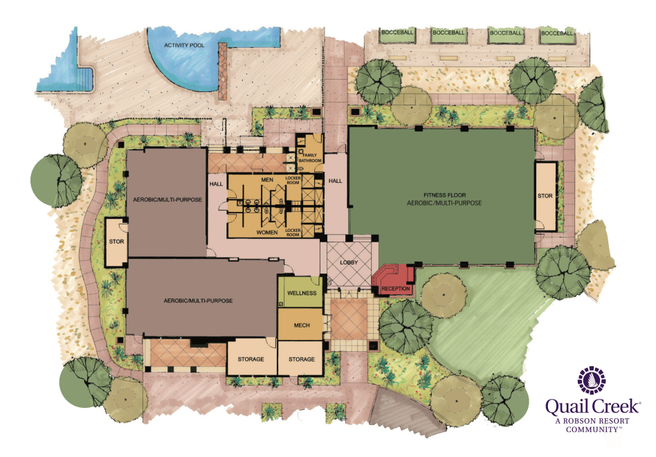 Anza Athletic Club floor plan