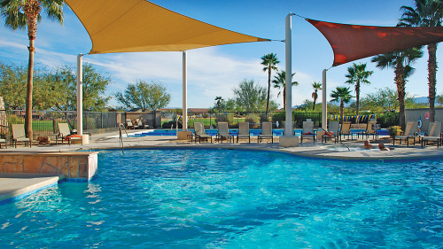 Lap & Resort-Style Pool with Whirlpool