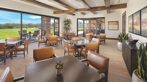 Multi-purpose gathering spaces at the Madera Clubhouse