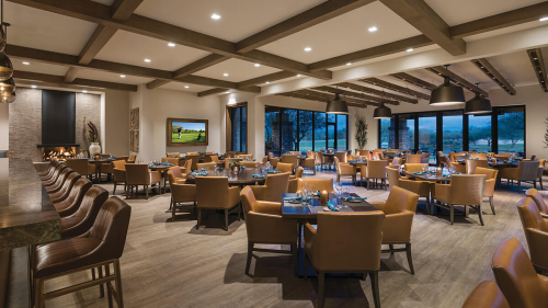 Indoor dining room at the Grill at Quail Creek