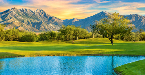 Quail Creek golf with the Santa Rita Mountains as a backdrop