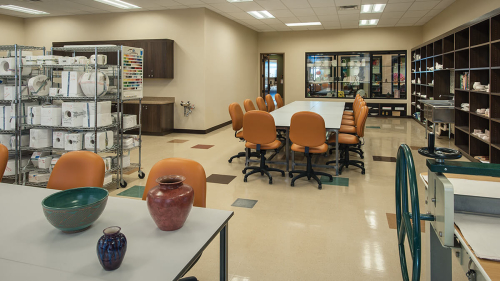 Pottery, Sculpture and Ceramics Studio at the Quail Creek Creative Arts & Technology Center
