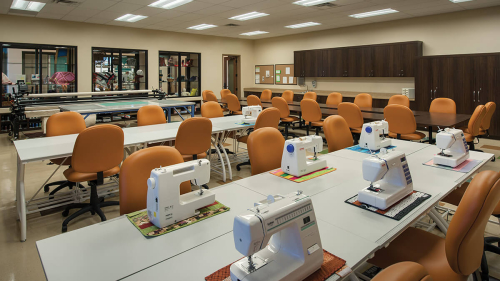 Quilting & Needleworking Studio at the Quail Creek Creative Arts & Technology Center