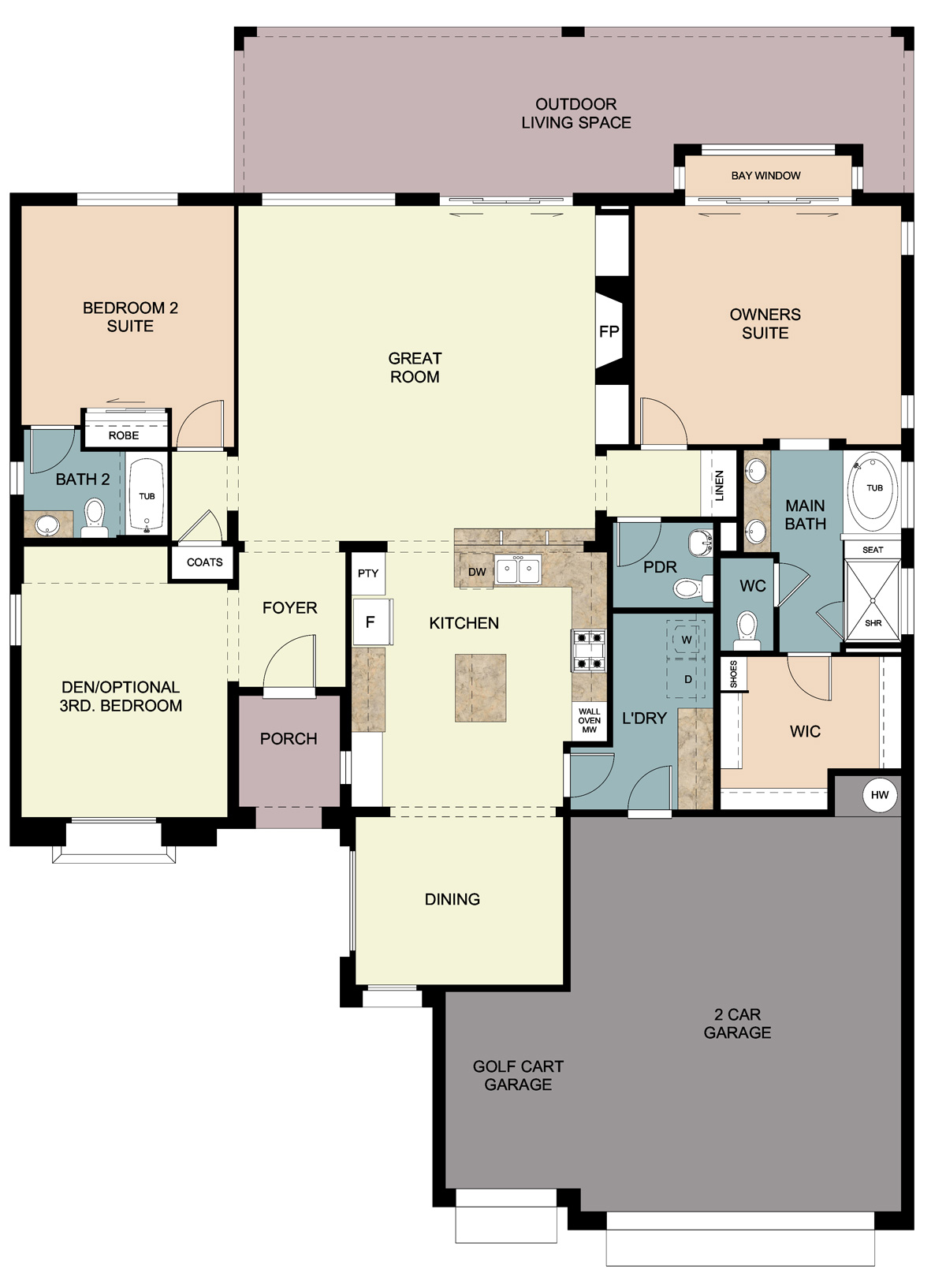 Medina floor plan Quail Creek